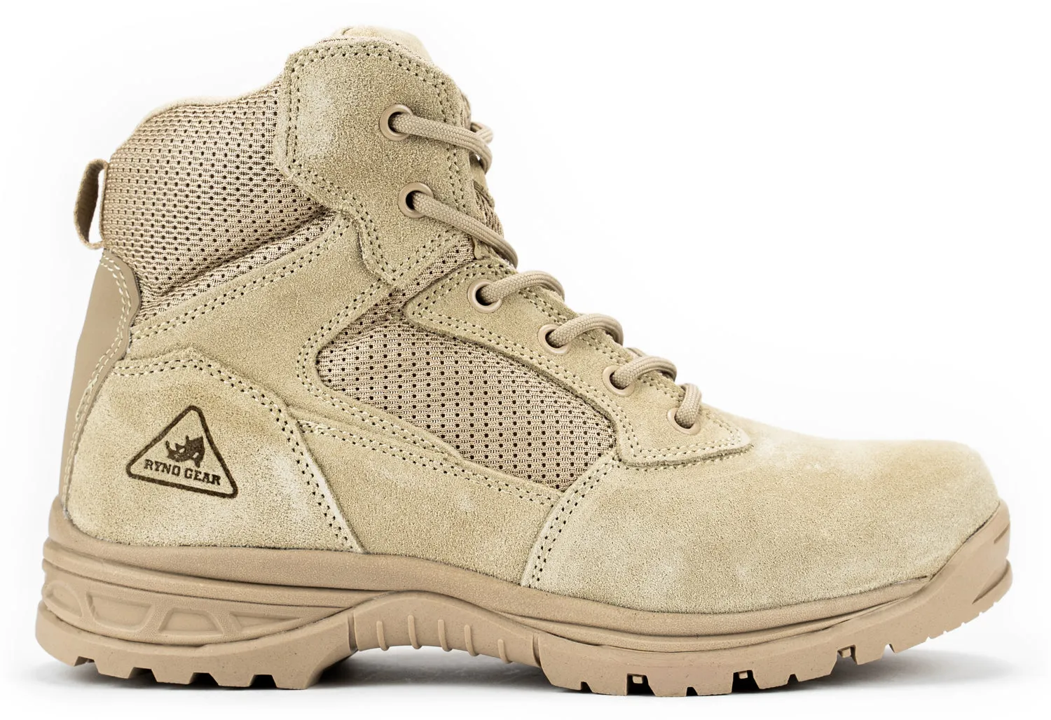 6" CoolMax Tactical Combat Boots (Beige)