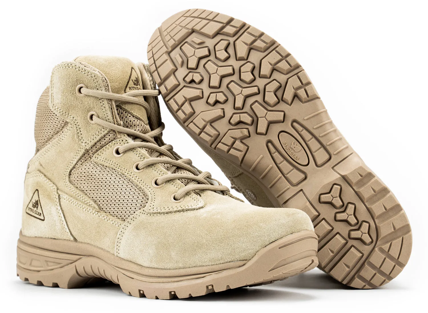 6" CoolMax Tactical Combat Boots (Beige)