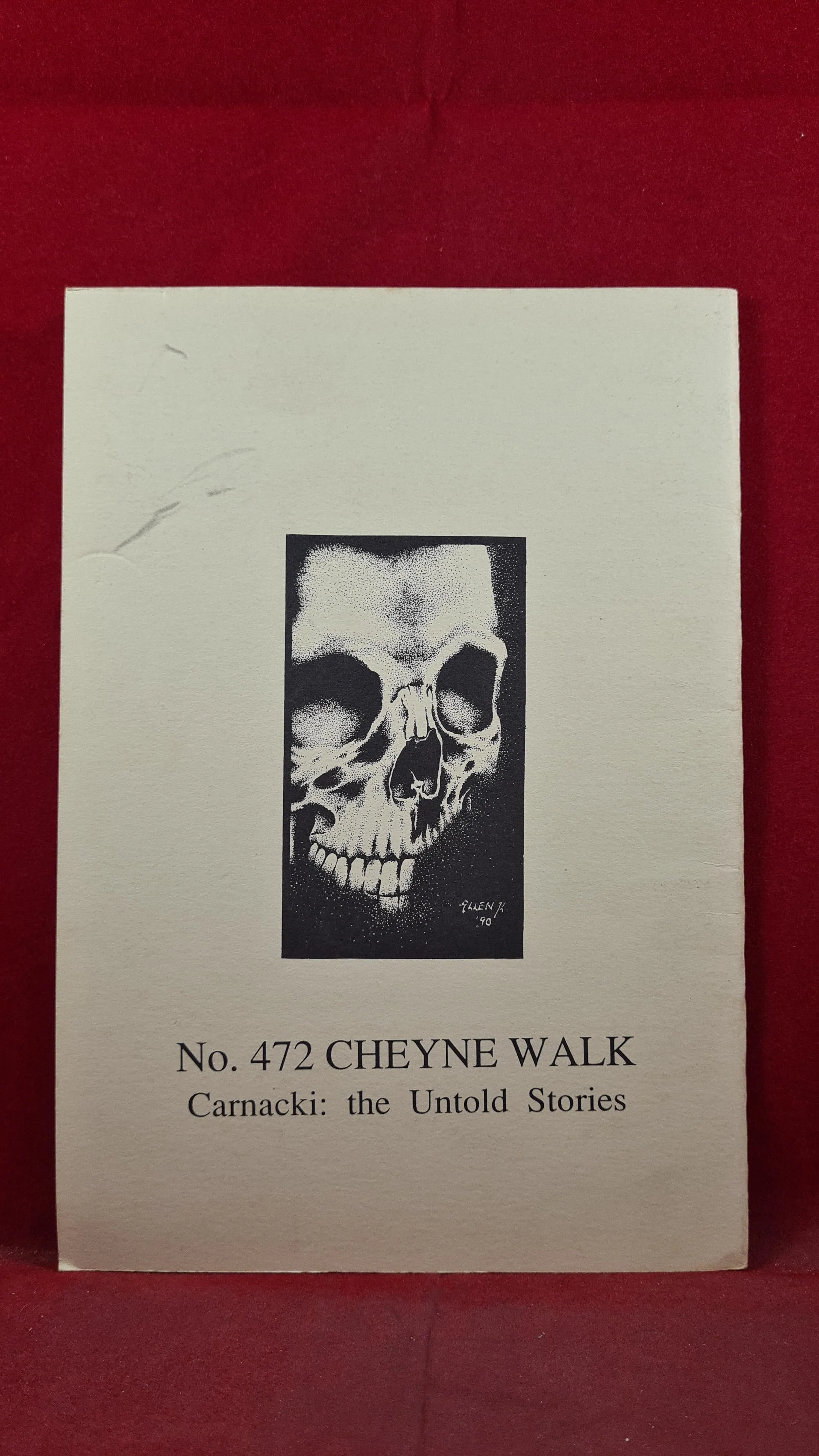 A F Kidd & Rick Kennett - No. 472 Cheyne Walk, Ghost Story Society Number 4, 1992
