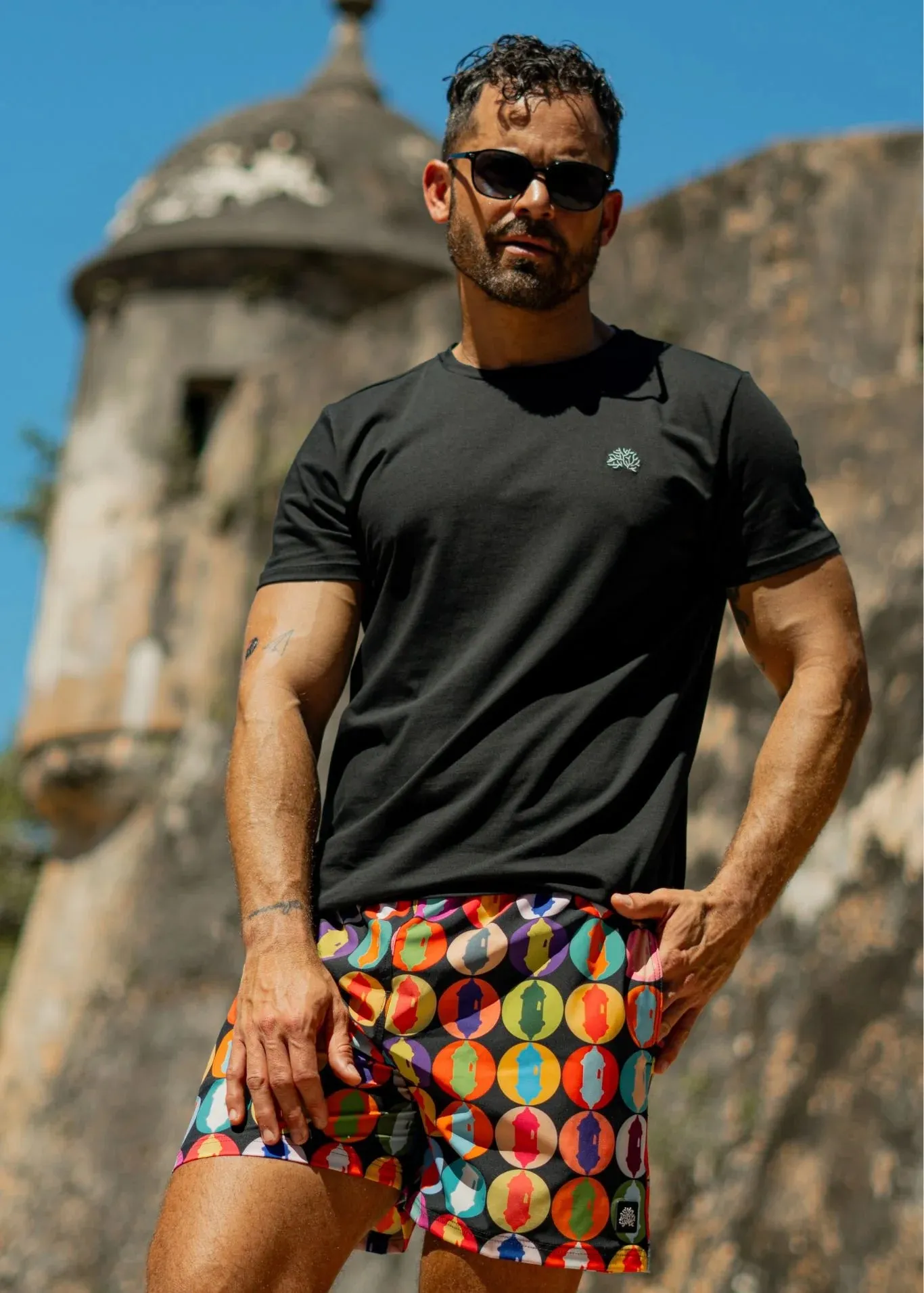 Arrecife Garita Swim Short- Black