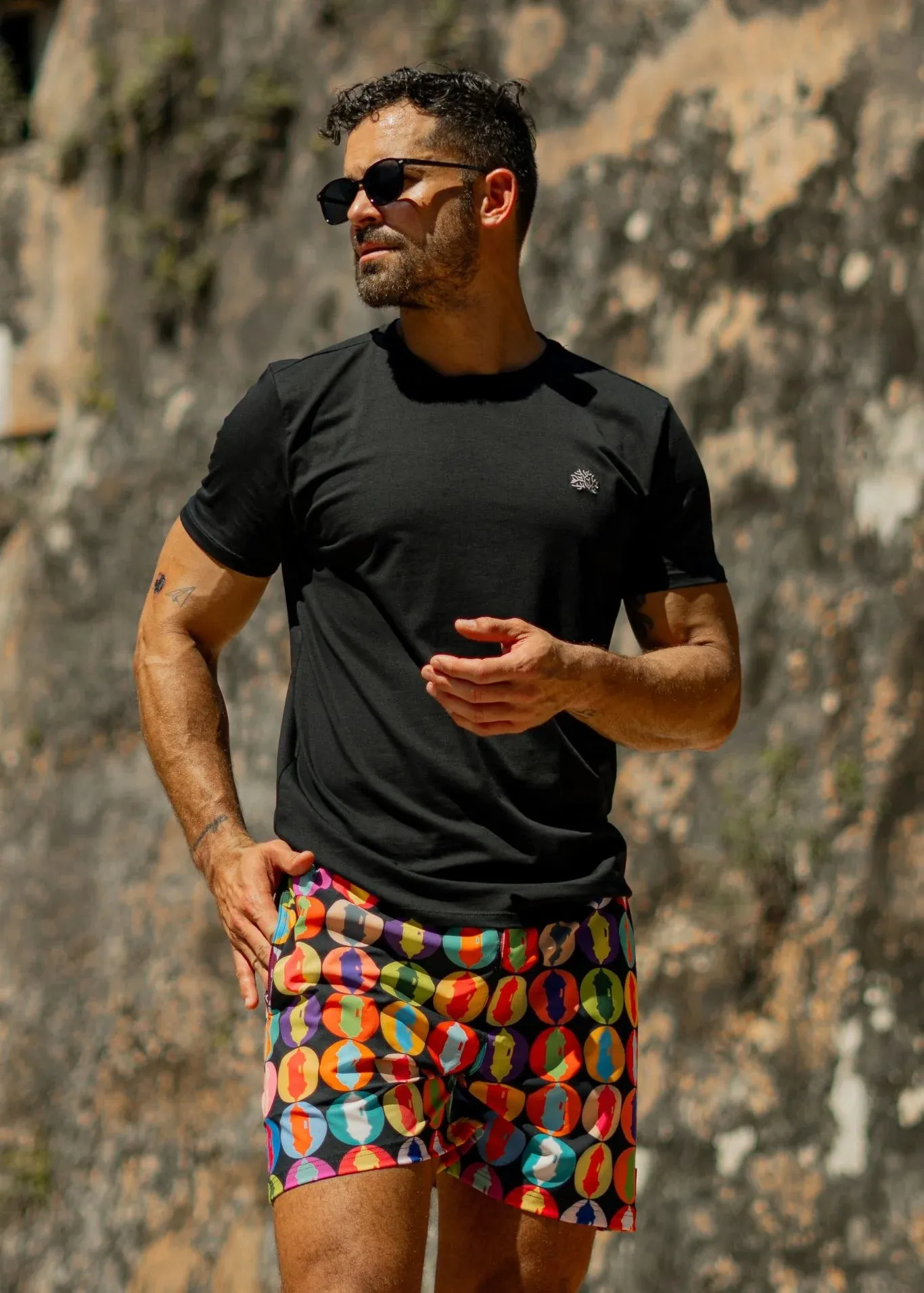 Arrecife Garita Swim Short- Black