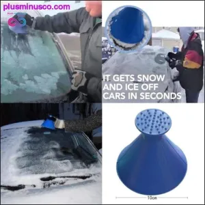 Auto Car Magic Window Windshield Funnel Shaped Snow Scraper