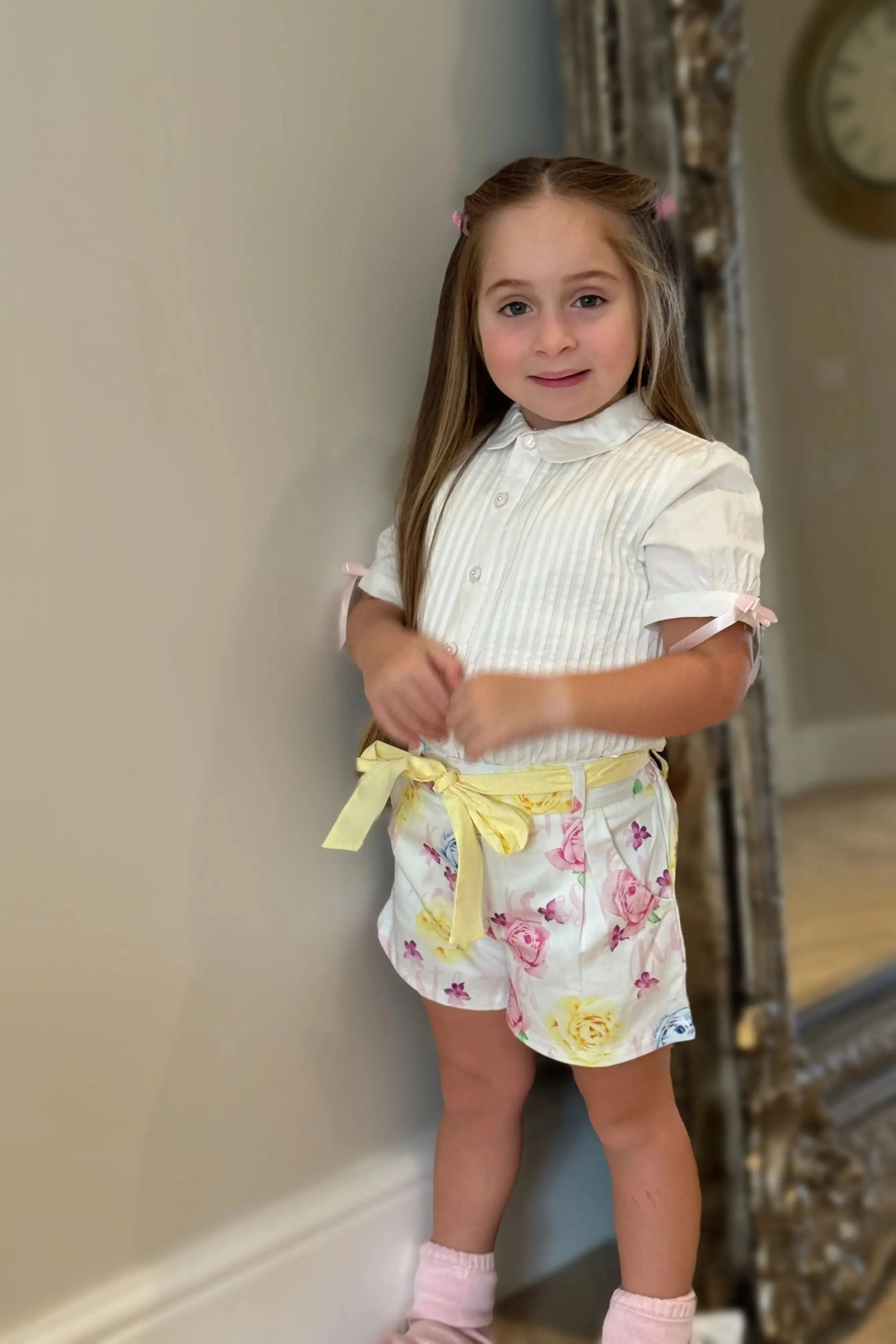 Beau Kid girls 2pc short & blouse set