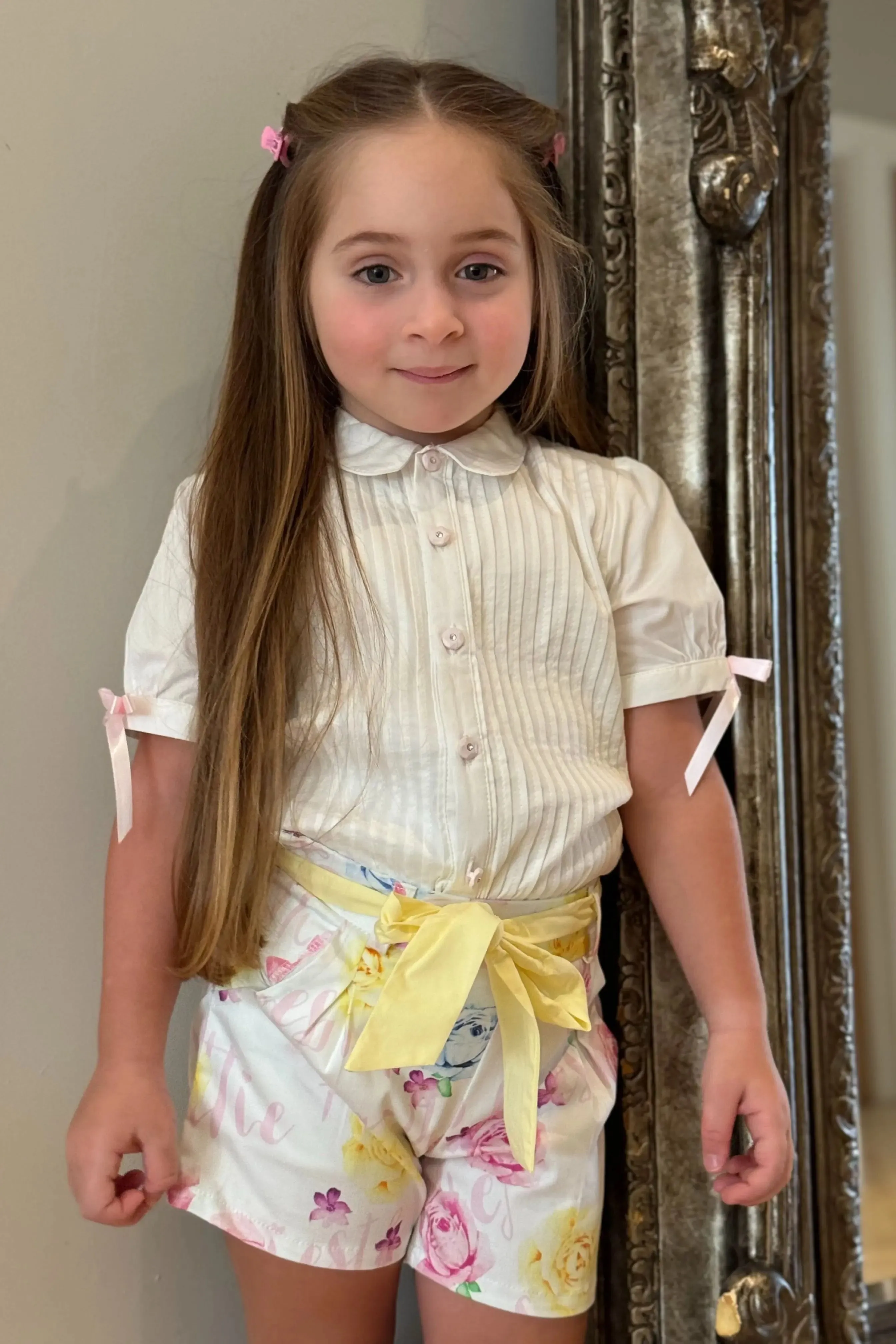 Beau Kid girls 2pc short & blouse set