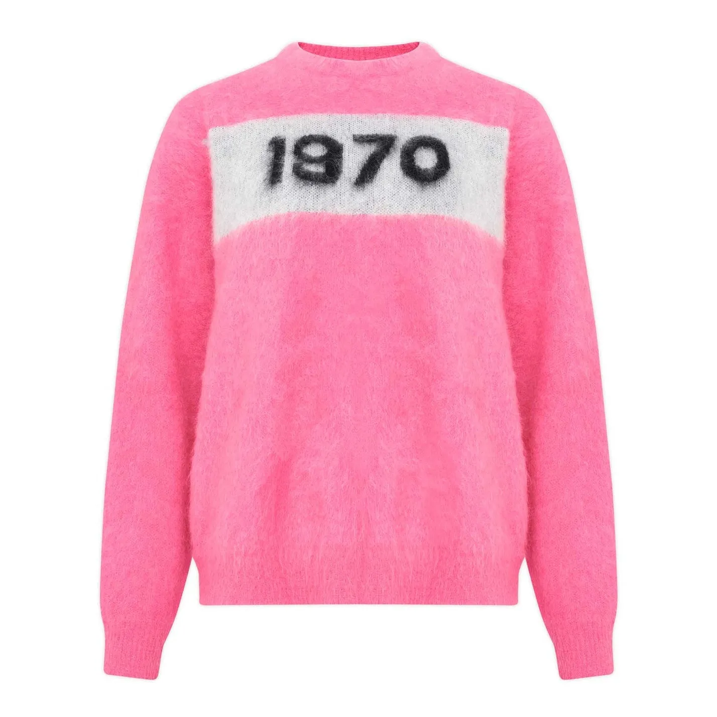 Bella Freud 1970 Oversized Jumper Mohair Flamingo Pink