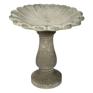Birdbath - Plain Base - Sunflower Top