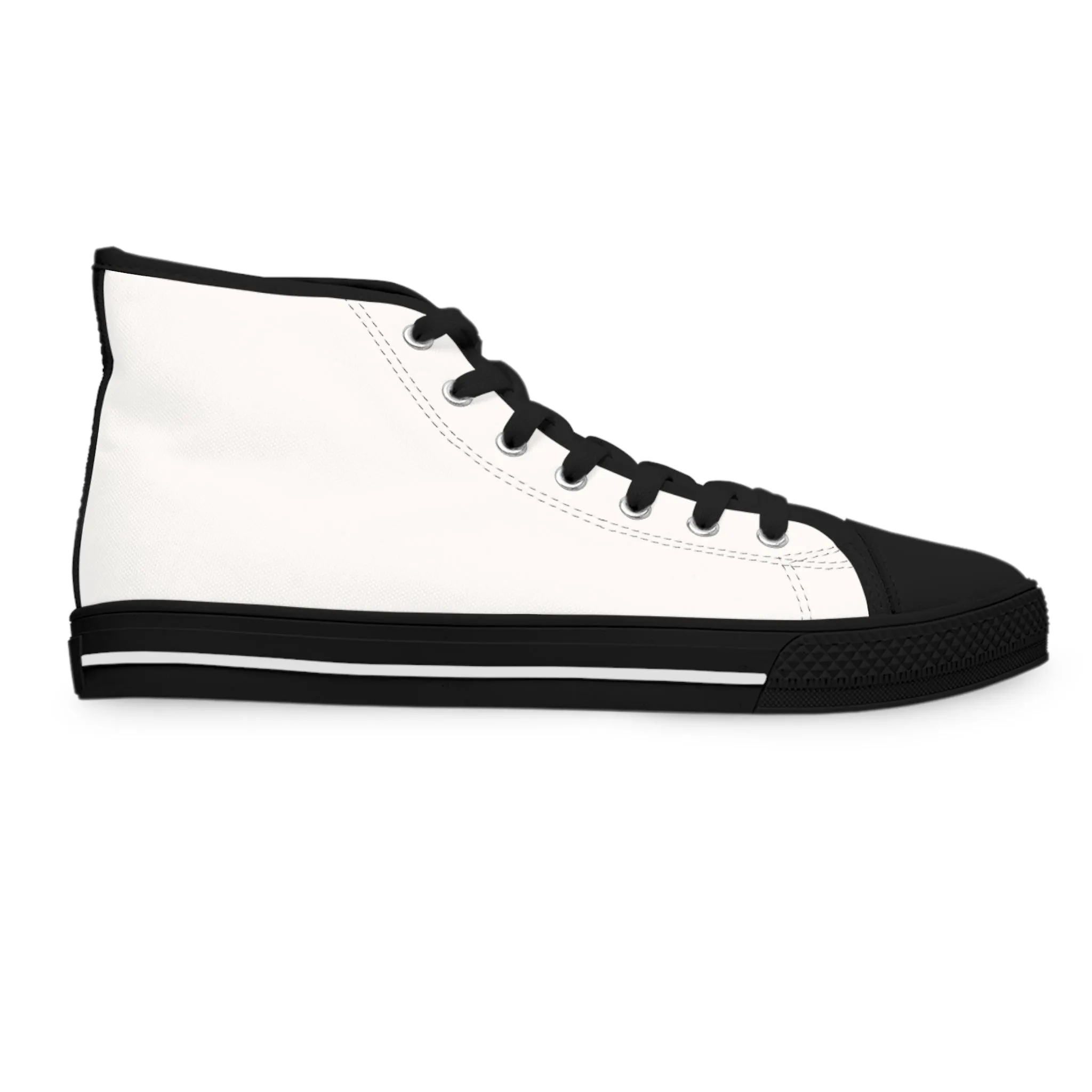 Bohemian Heart Women's High Top Sneakers - Colorful Canvas Casual Footwear
