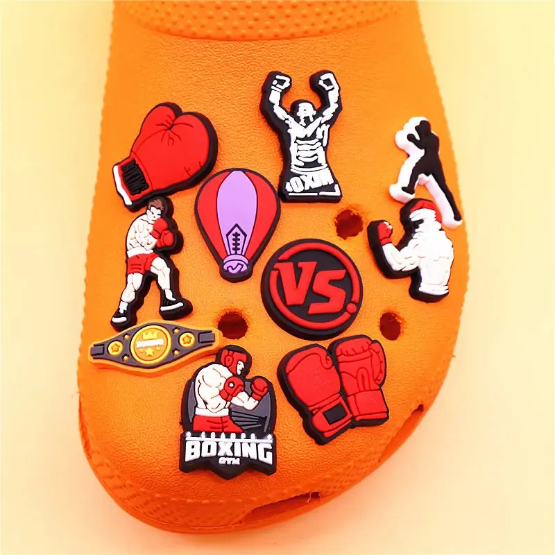 Boxing Champion Sandals Shoe Charms for Kids