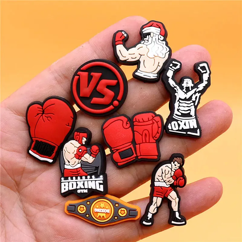 Boxing Champion Sandals Shoe Charms for Kids