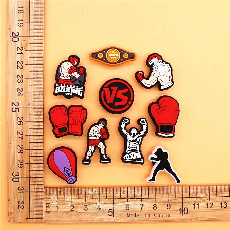 Boxing Champion Sandals Shoe Charms for Kids
