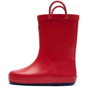 Boy&Girl Rain Boots Waterproof Pure Red -K KomForme