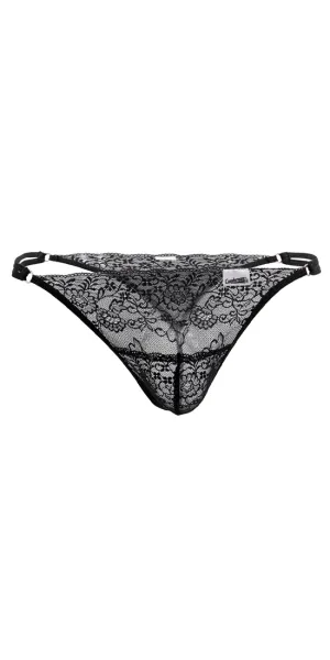 Candyman 99421x Lace G-string Thongs Black