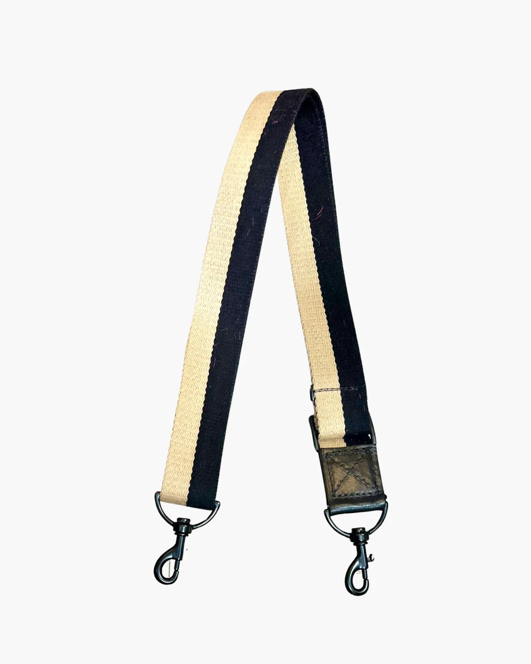 CANVAS STRAP IN BLACK/TAN