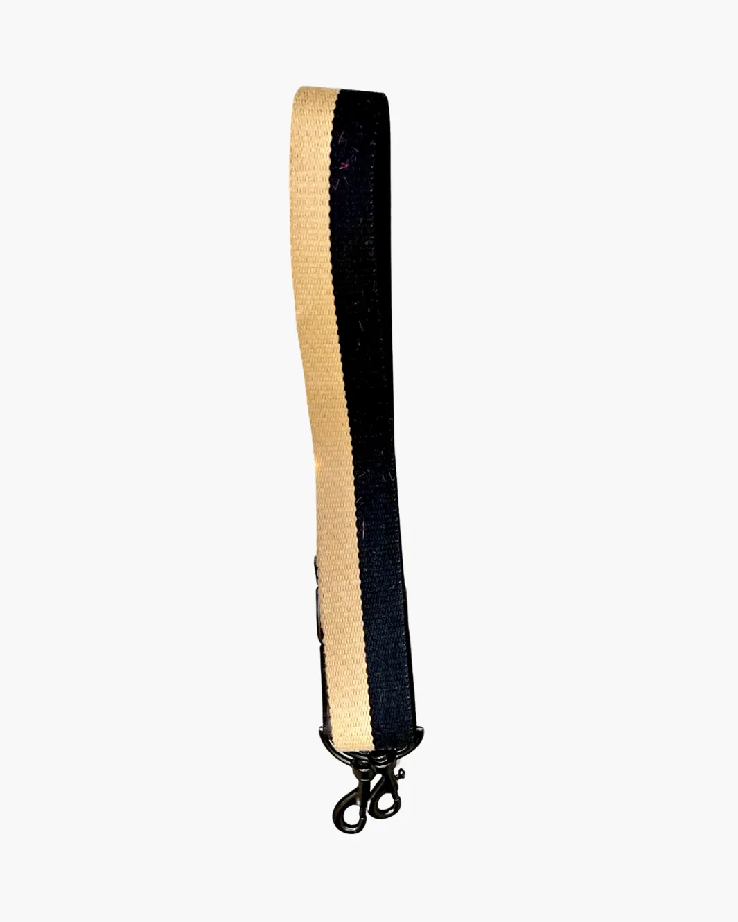 CANVAS STRAP IN BLACK/TAN