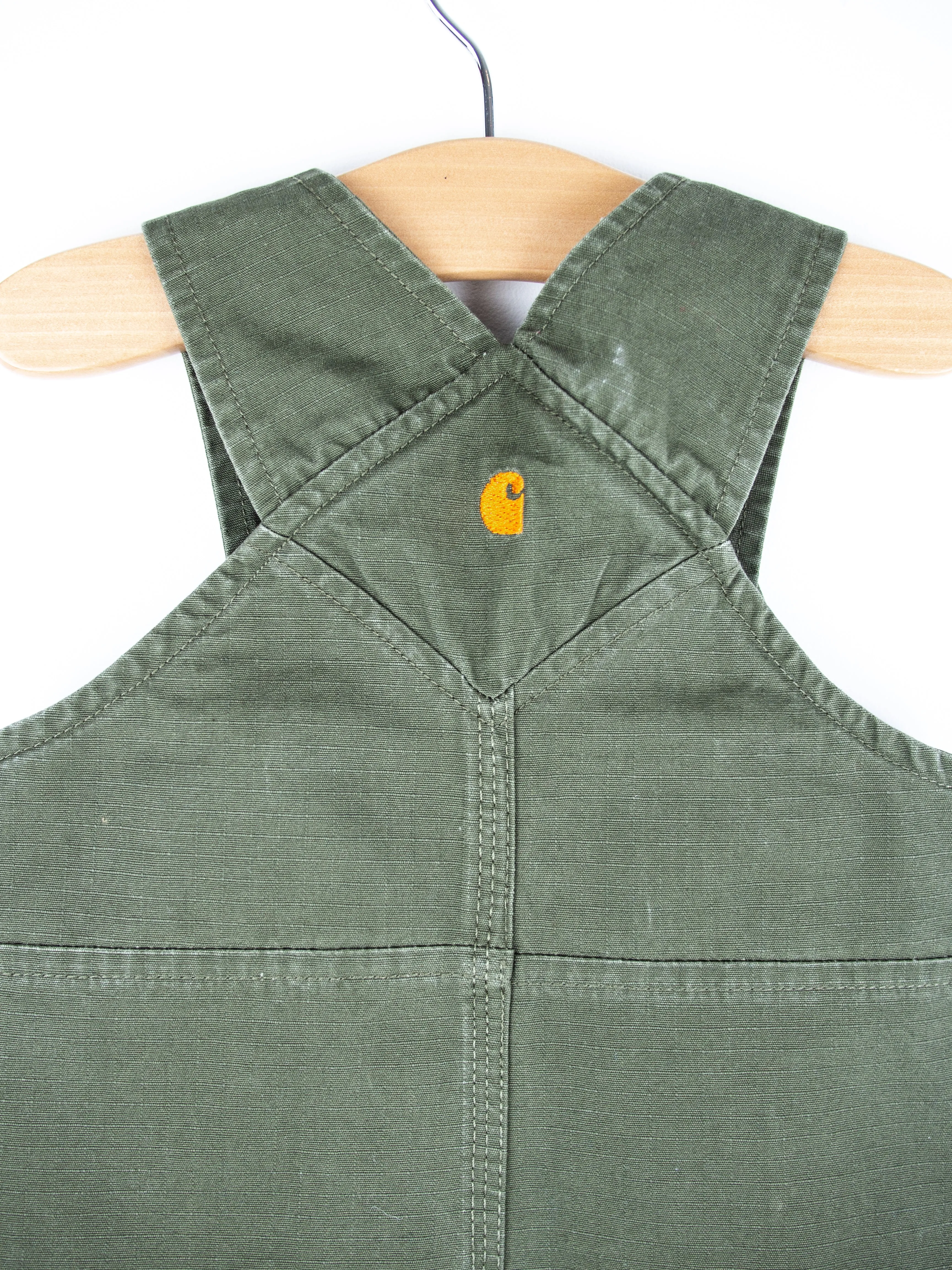 Carhartt Forest Green Cargo Dungarees - Age 9 months