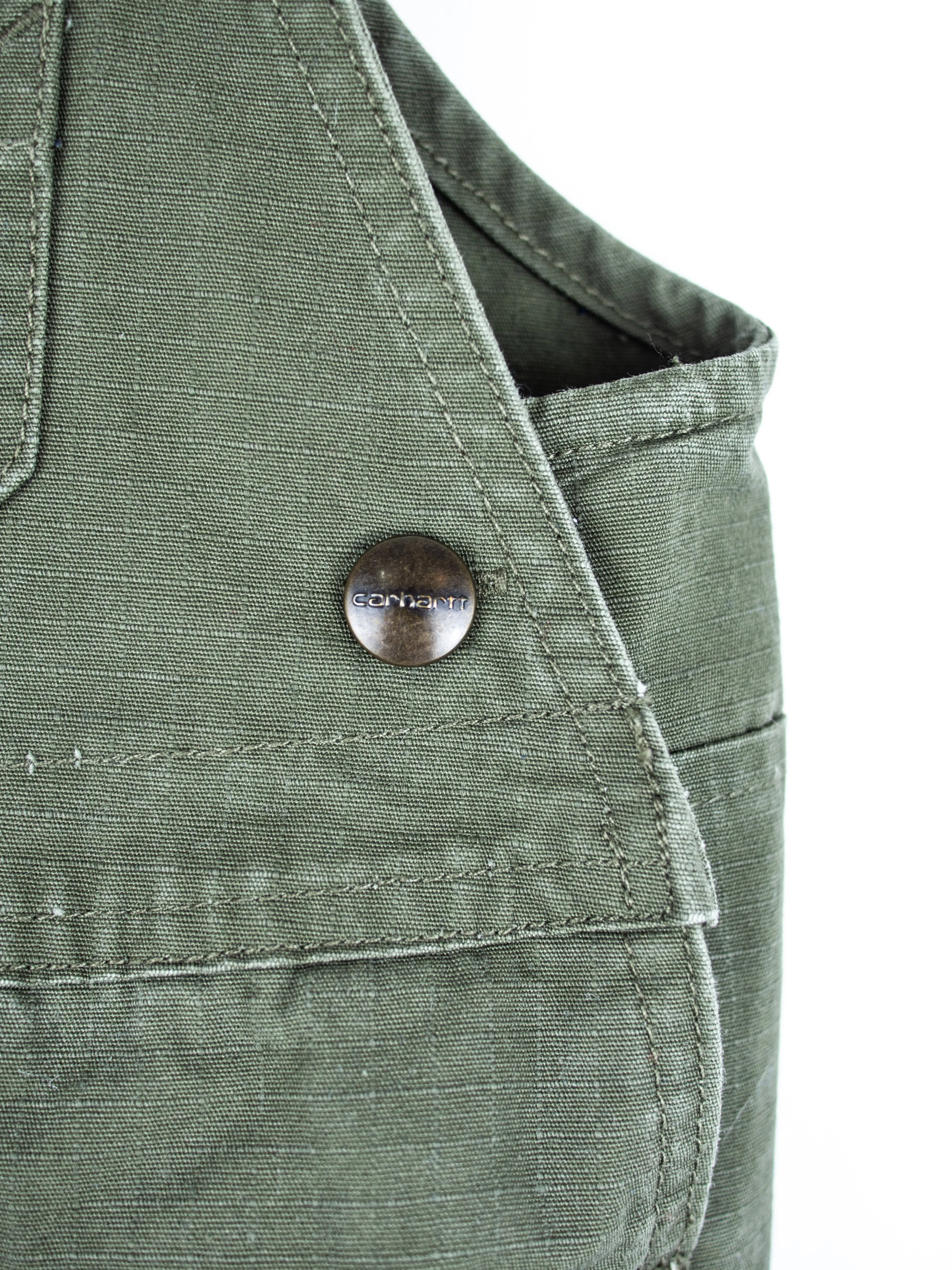 Carhartt Forest Green Cargo Dungarees - Age 9 months