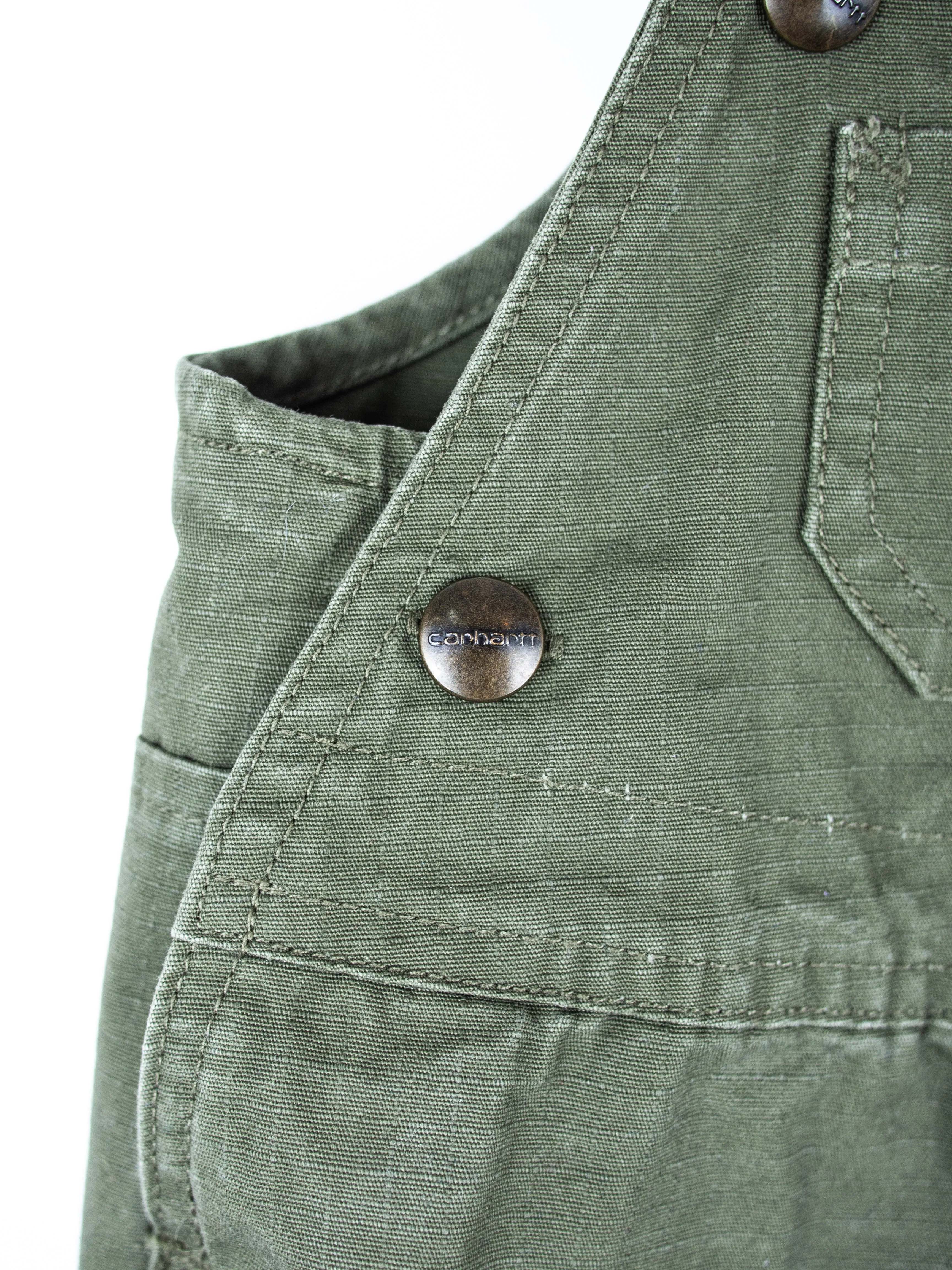 Carhartt Forest Green Cargo Dungarees - Age 9 months