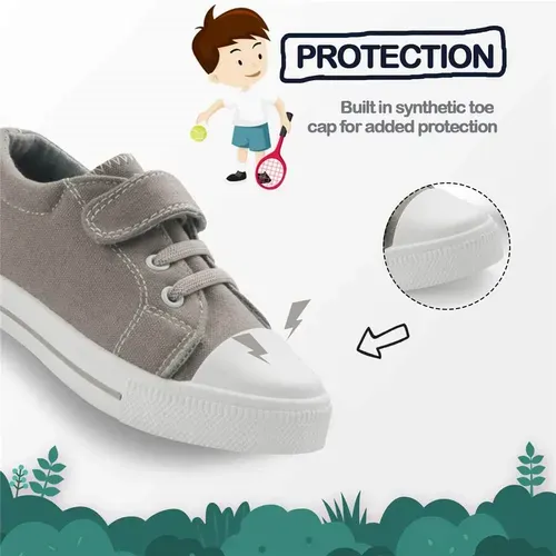 Children's shoes boys Sneakers Solid Gray- KKOMFORME