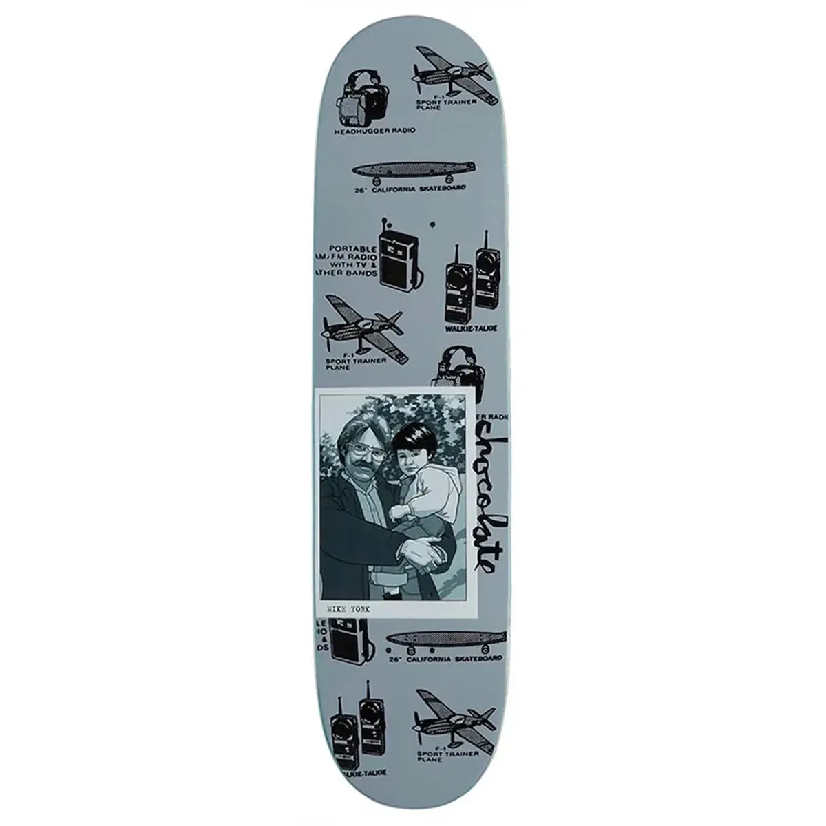 Chocolate - Mike York Kid Portrait 7.5 Reissue Skateboard Deck