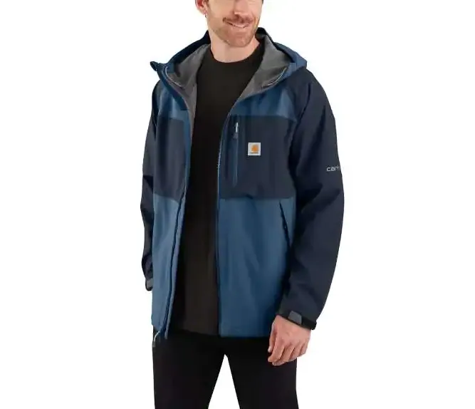 CL104245-L-DrkBl/Bl Jacket Storm Defender Force Midweight Hooded