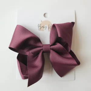 Classic Ribbon Bow - Extra Large (4X3.5 Inches) -Burgendy