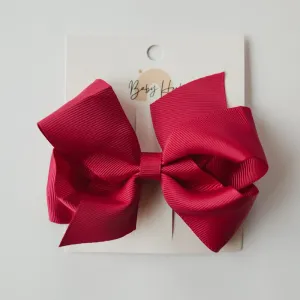 Classic Ribbon Bow - Extra Large (4X3.5 Inches) -Fusia