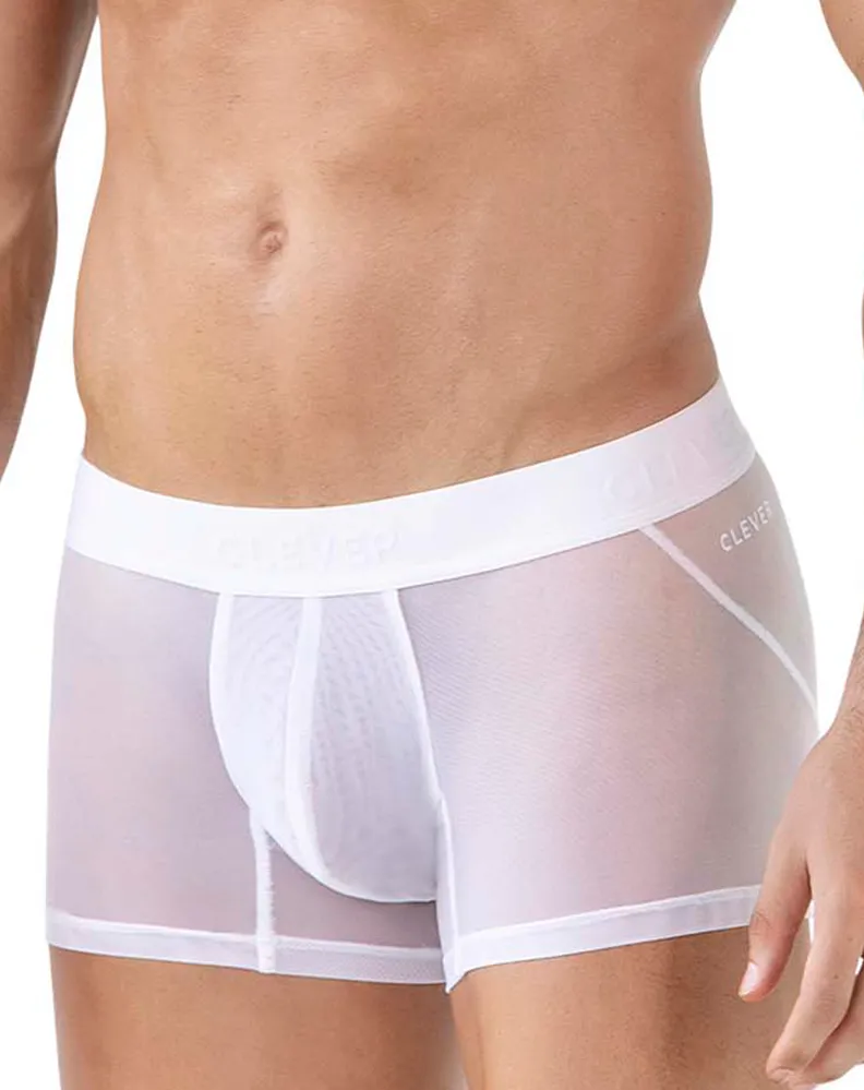 Clever 1625 Yin Yang Trunks White