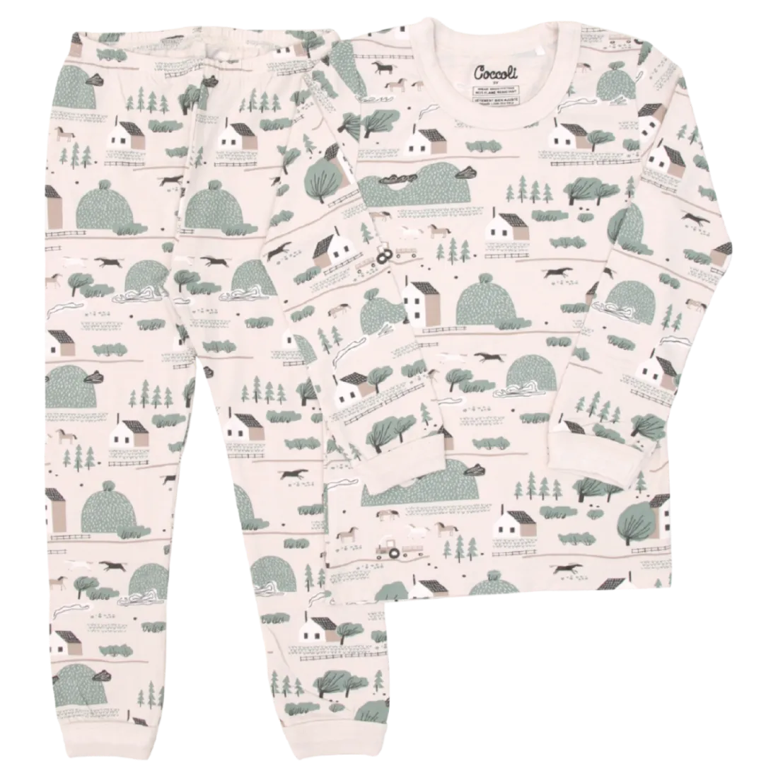 Coccoli Modal PJs Farm Print