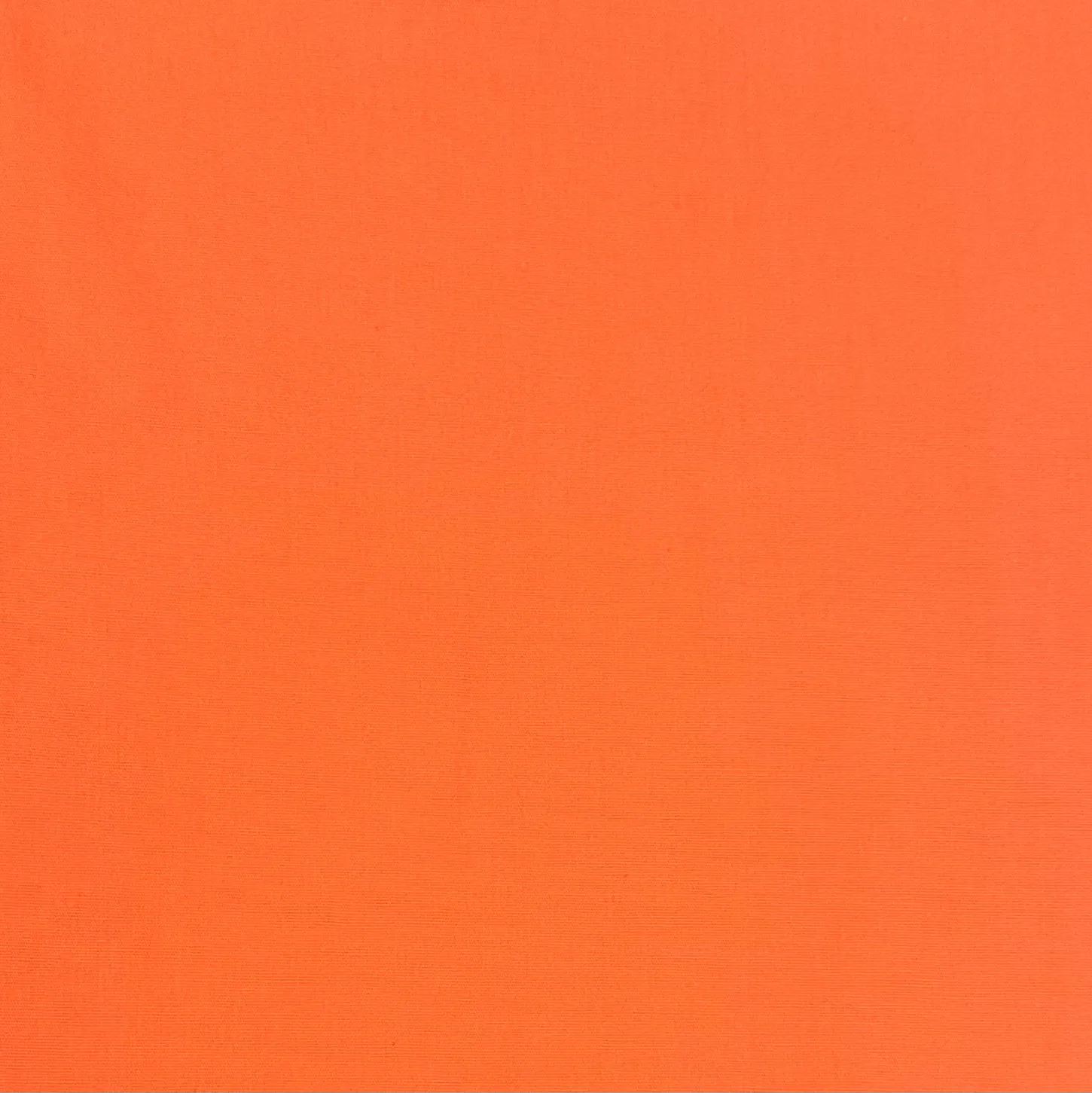 Cotton Fabric HY Solid Bright Orange Sunset