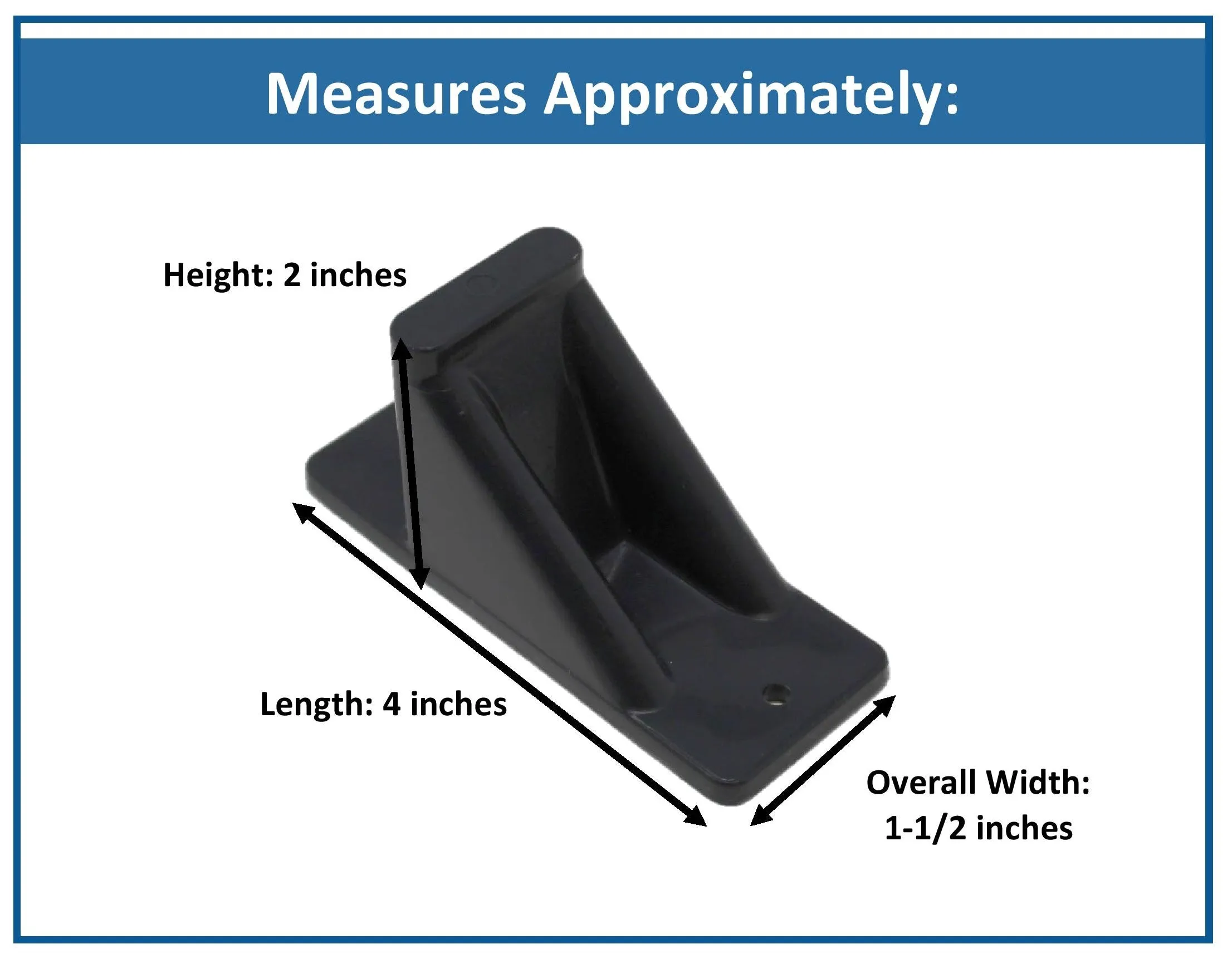 Dark Grey Plastic Mini Roof Snow and Ice Guard - Multi-Quantity Pack | Prevent Sliding Snow Stop Buildup