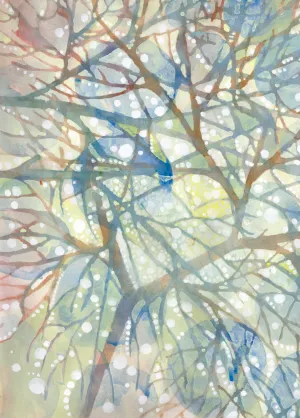 Dew Original Painting by Nancy Tobin - Abstract