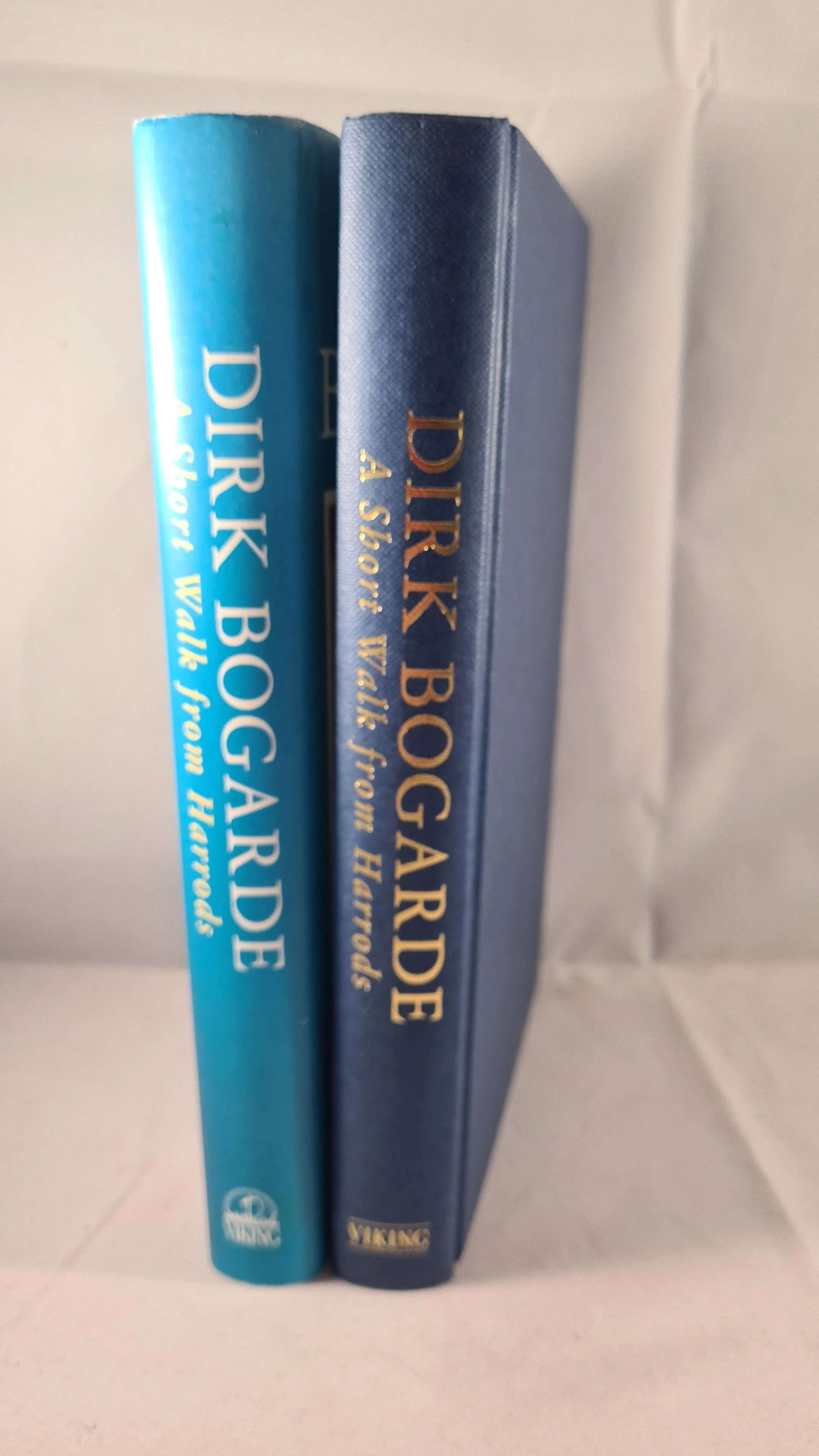 Dirk Bogarde - A Short Walk from Harrods, Viking, 1993, First Edition
