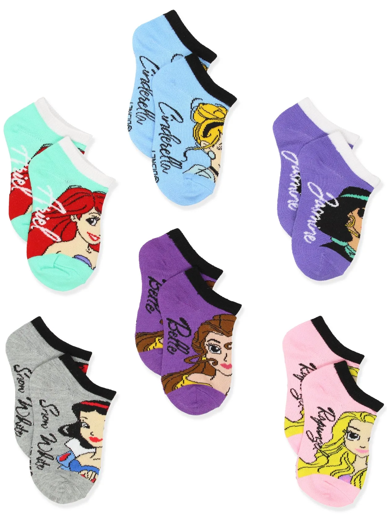 Disney Princess Socks 6-Pack
