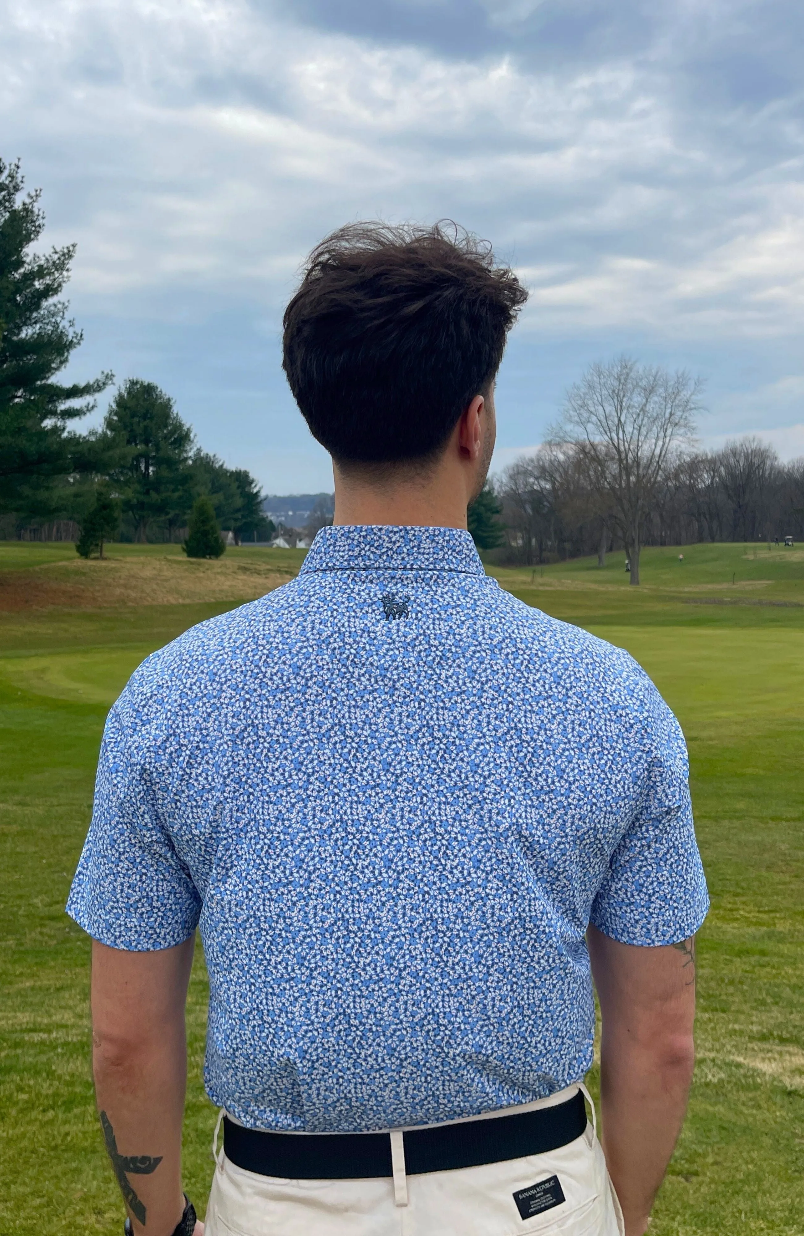 Ditsy Delight Polo