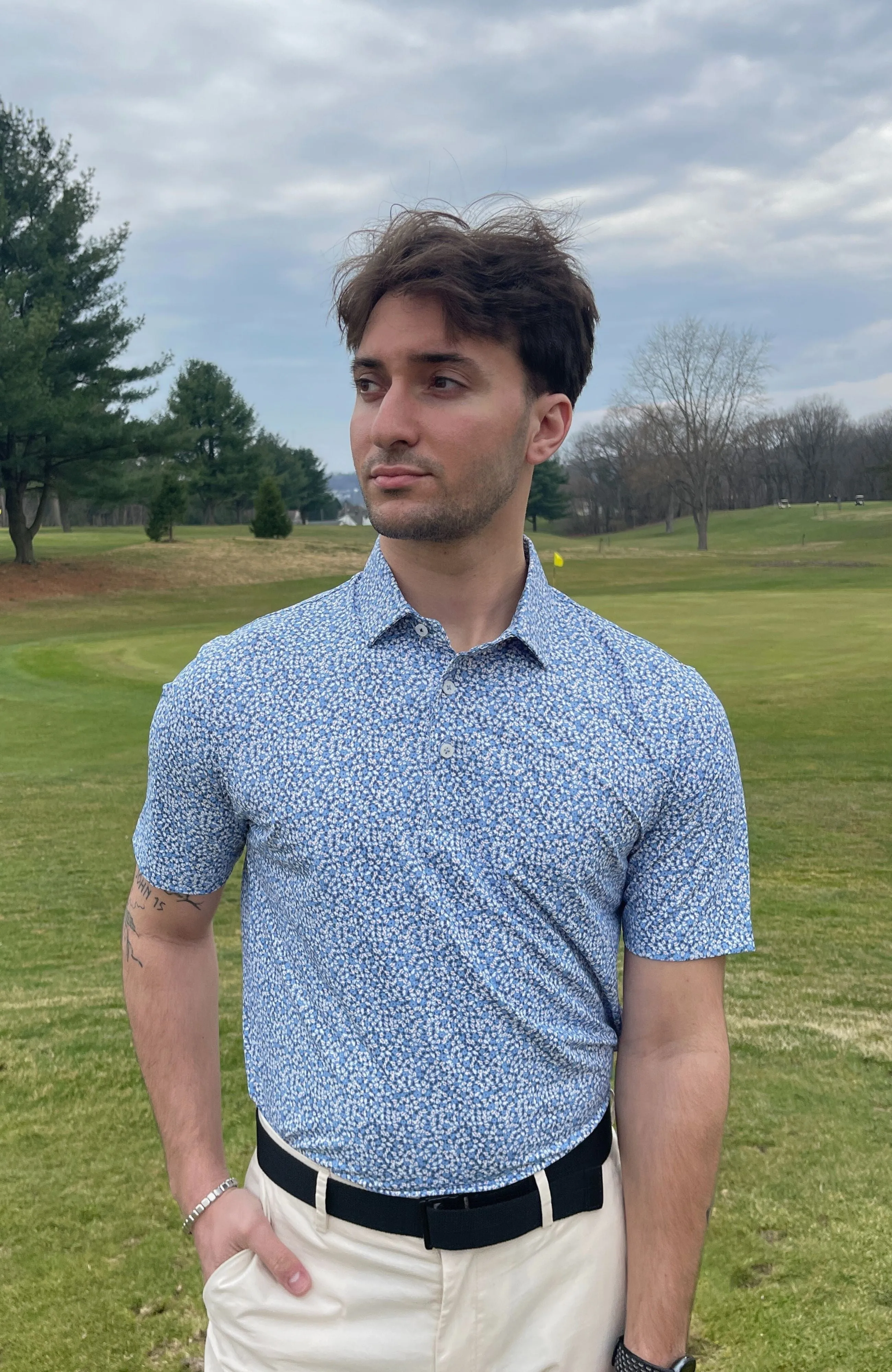 Ditsy Delight Polo