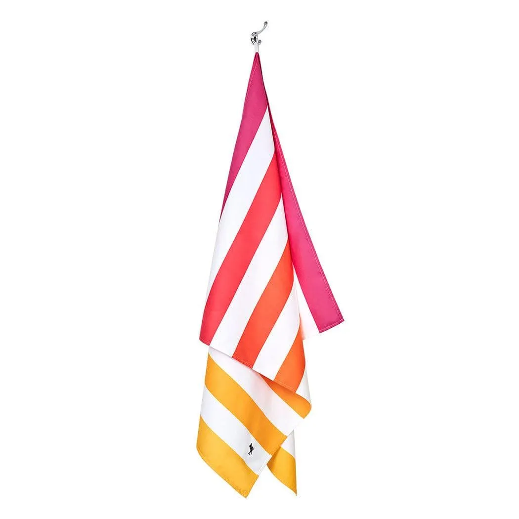 Dock & Bay Beach Towel Cabana Collection L | Quick Dry | Peach Sunrise