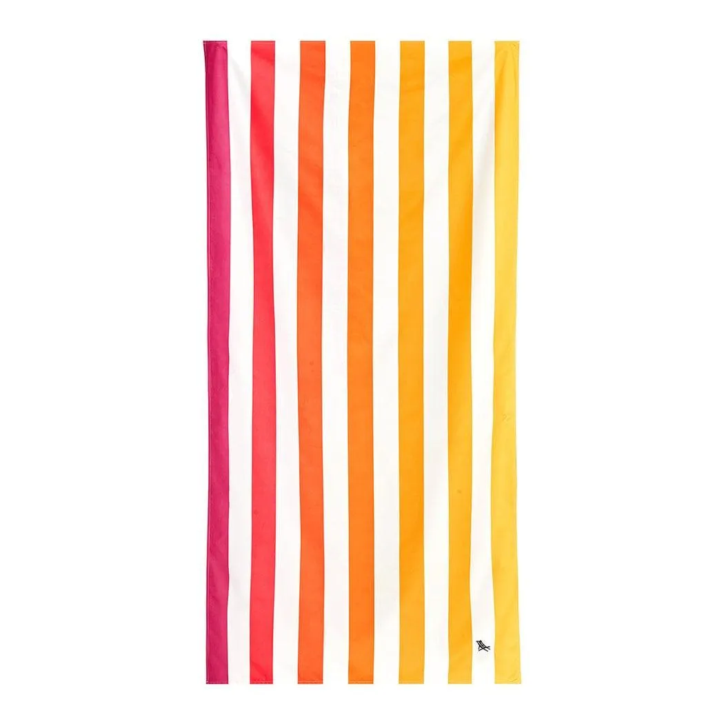 Dock & Bay Beach Towel Cabana Collection L | Quick Dry | Peach Sunrise