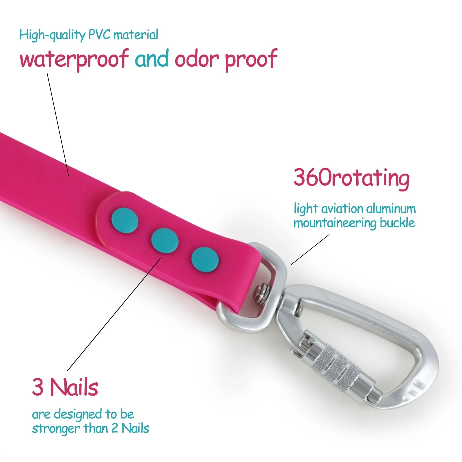 Dog Leash with Automated Hook
