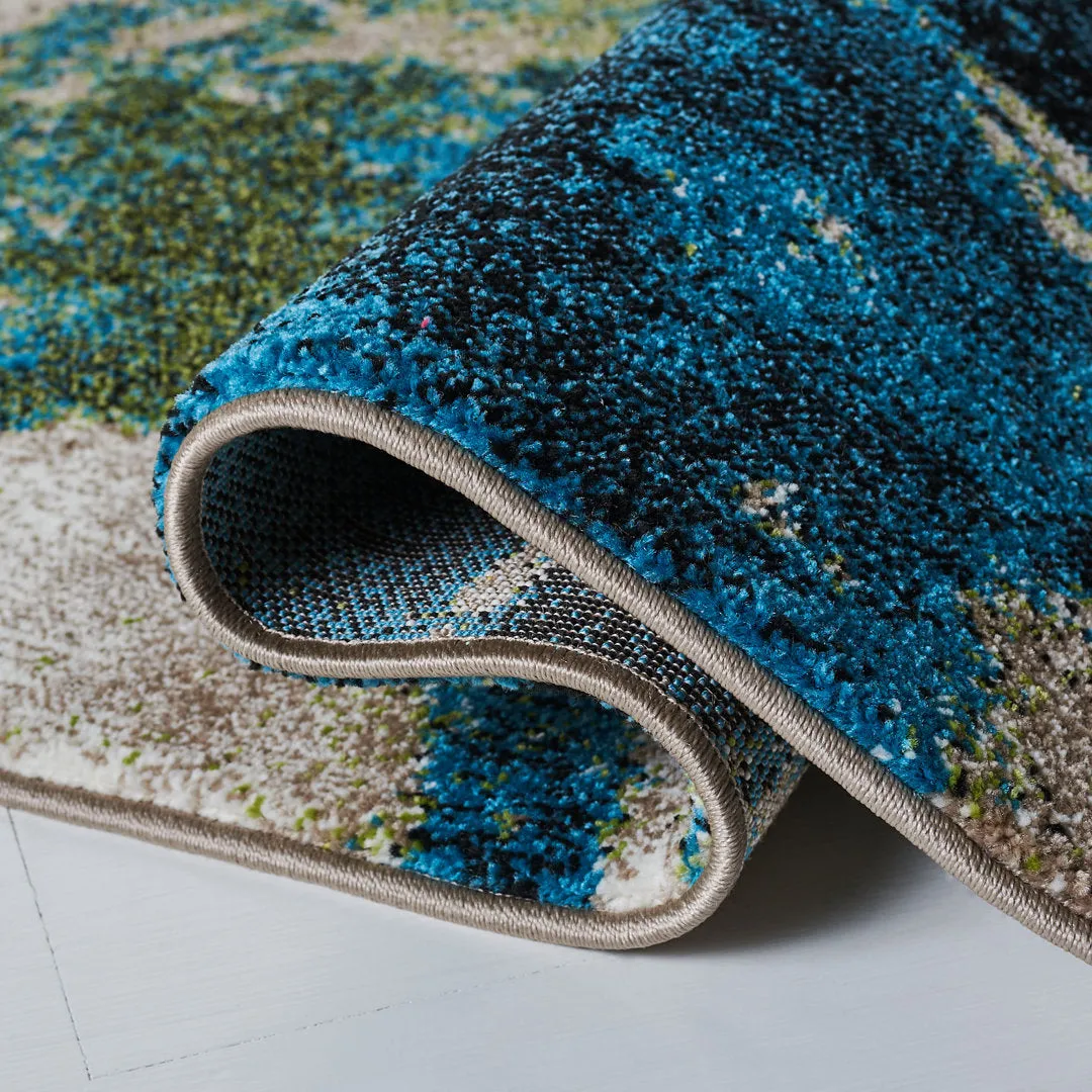 Dowlen Performance Abstract Rug 17 Stories Rug Size: Rectangle 9' x 12'