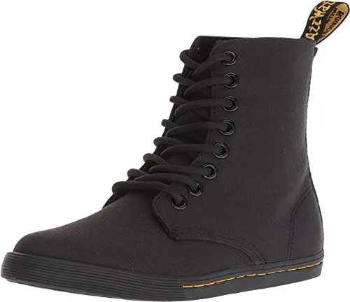 Dr. Martens Kid's Collection Sheridan Hi (Little Kid/Big Kid) Black T Canvas 10 UK (US 11 Little Kid) M