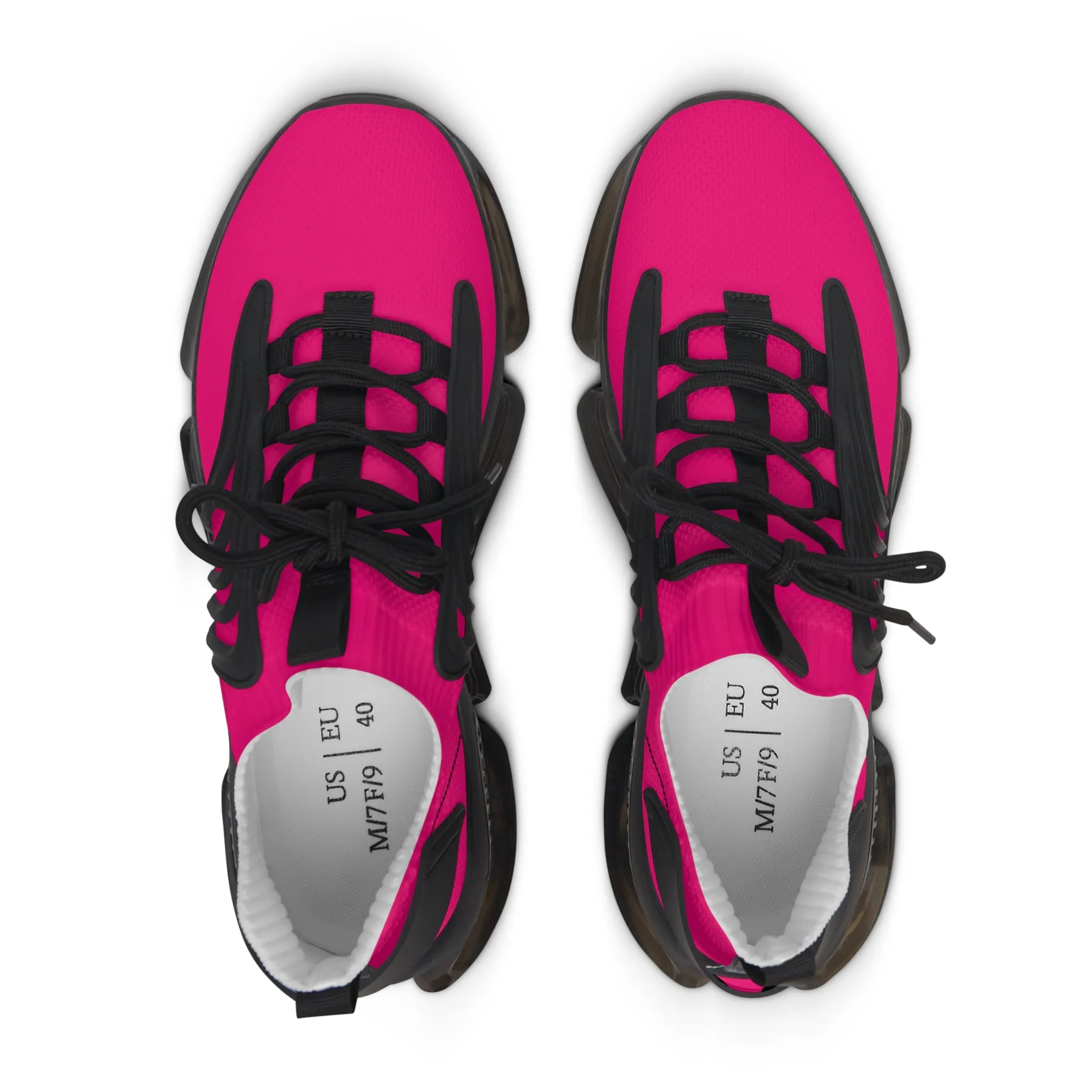 Elegant Women's Mesh Sneakers for Active Lifestyle Fuchsia by Margo Makaroff - Personalization Available