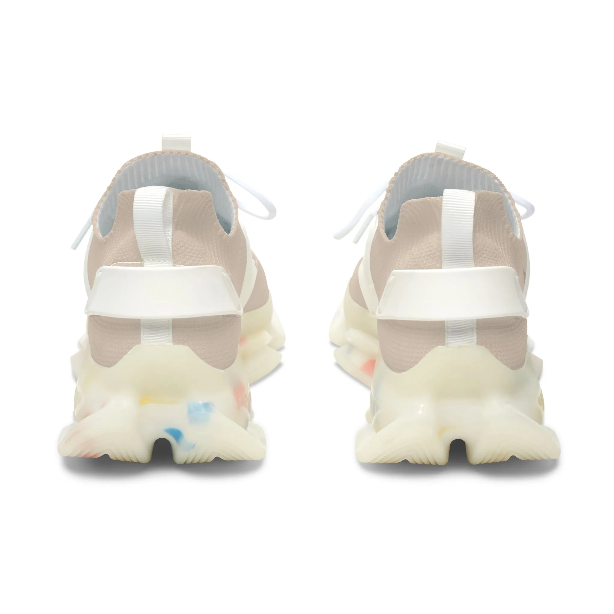 Elegant Women's Mesh Sneakers for Active Lifestyle Pastel Beige by Margo Makaroff - Personalization Available