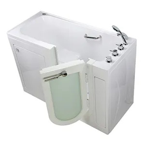 Ella's Bubbles OA2660-H-L Lounger Walk-In Bathtub, 27" x 60" x 43", White