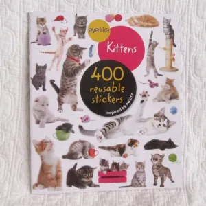 Eyelike Stickers: Kittens, Collection of 400 Adorable and Realistic, Reusable Stickers Book, Ages 4 