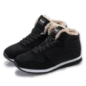 Fashion Men Women Winter Snow Boots keep Warm Boots Plush Ankle boot Snow Work Shoes Men's Women's Outdoor Snow Boots 36-47