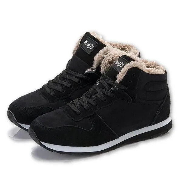 Fashion Men Women Winter Snow Boots keep Warm Boots Plush Ankle boot Snow Work Shoes Men's Women's Outdoor Snow Boots 36-47
