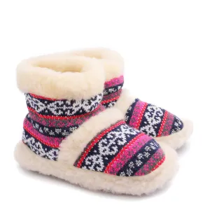 FAUX FUR BOOTS silver
