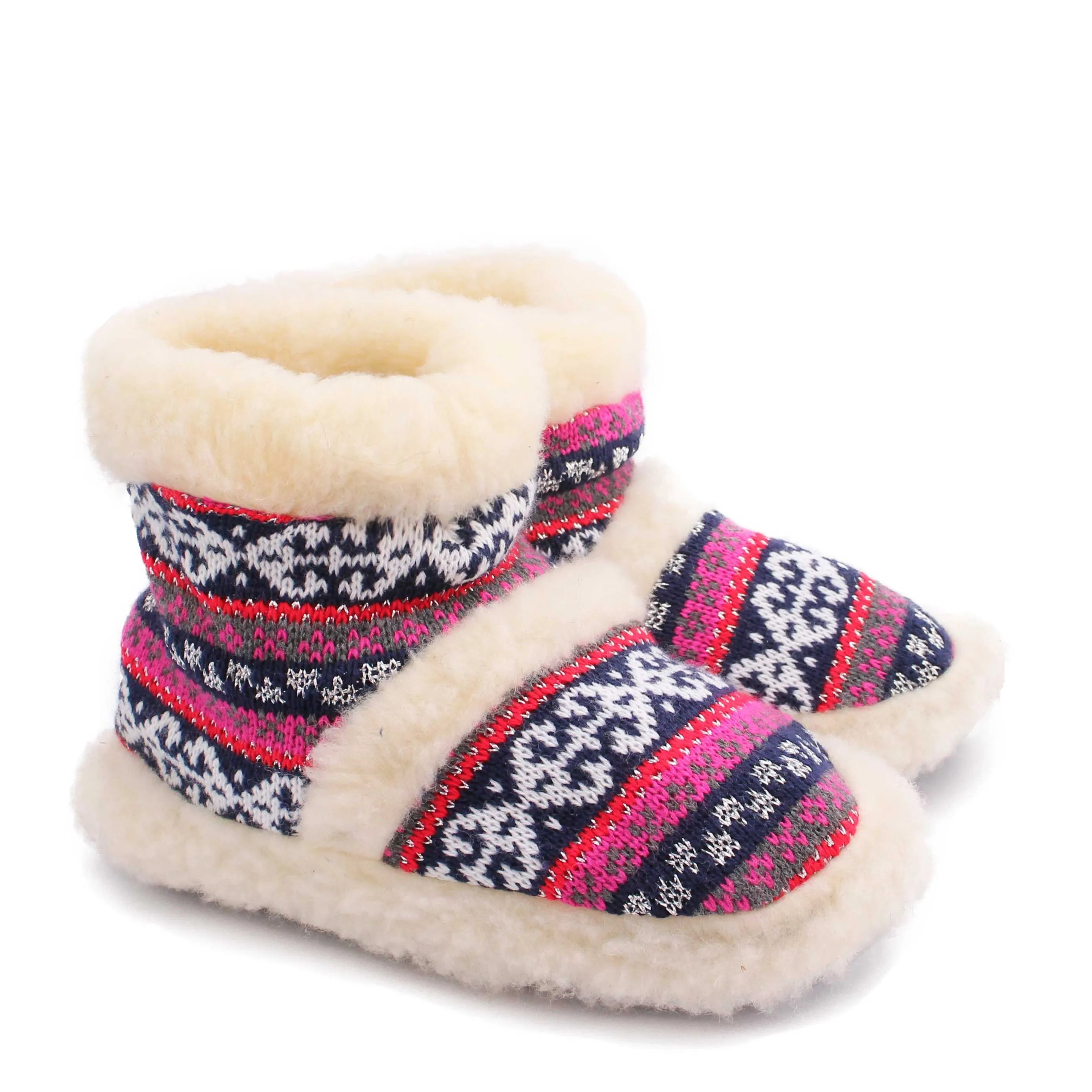 FAUX FUR BOOTS silver