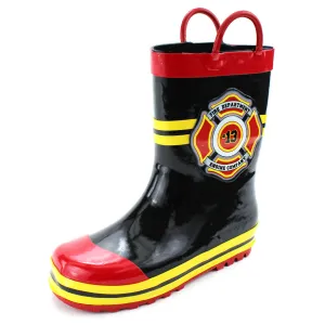 Fireman Firefighter Costume Rain Boots