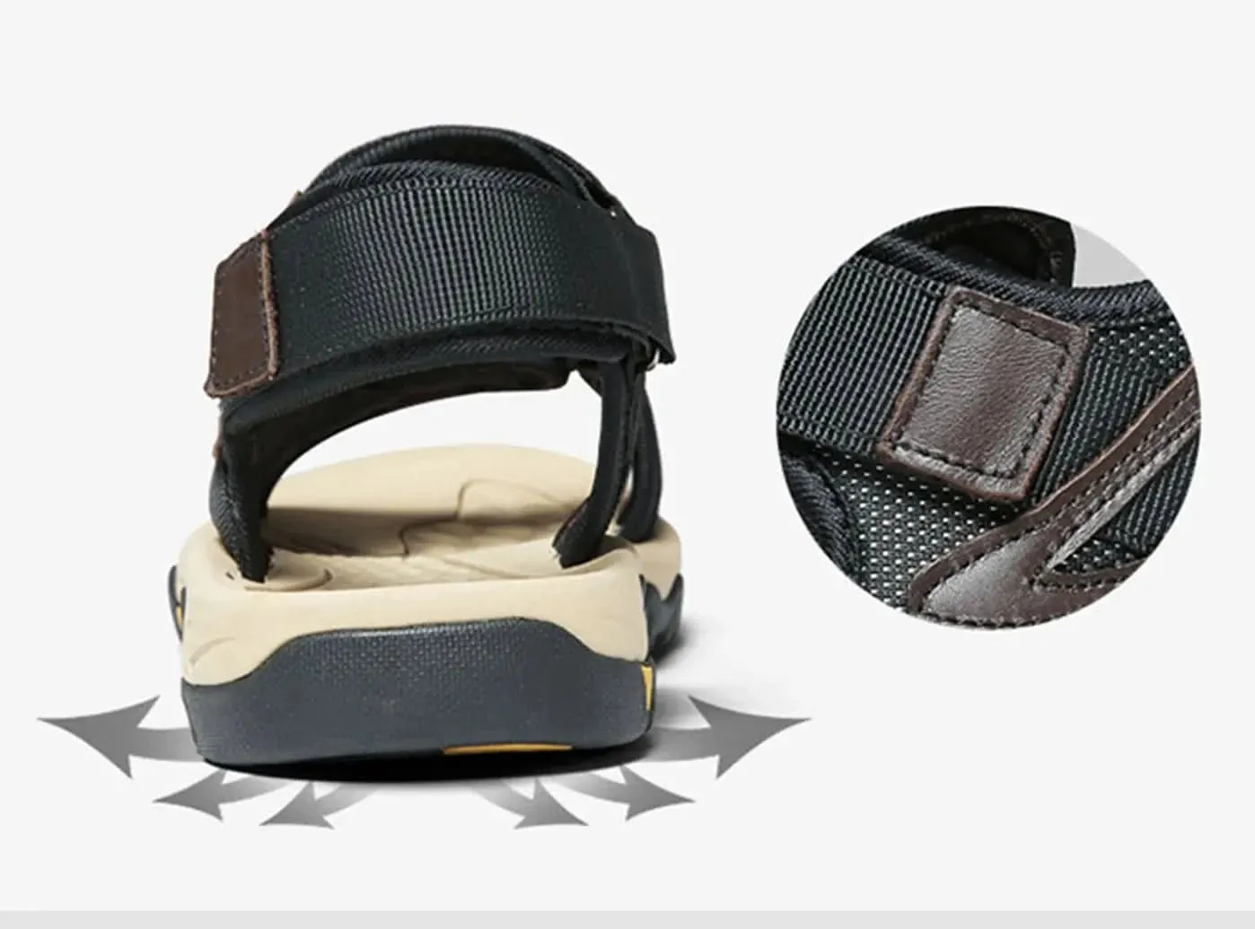 FitVille Men's Outdoor Water Sandals